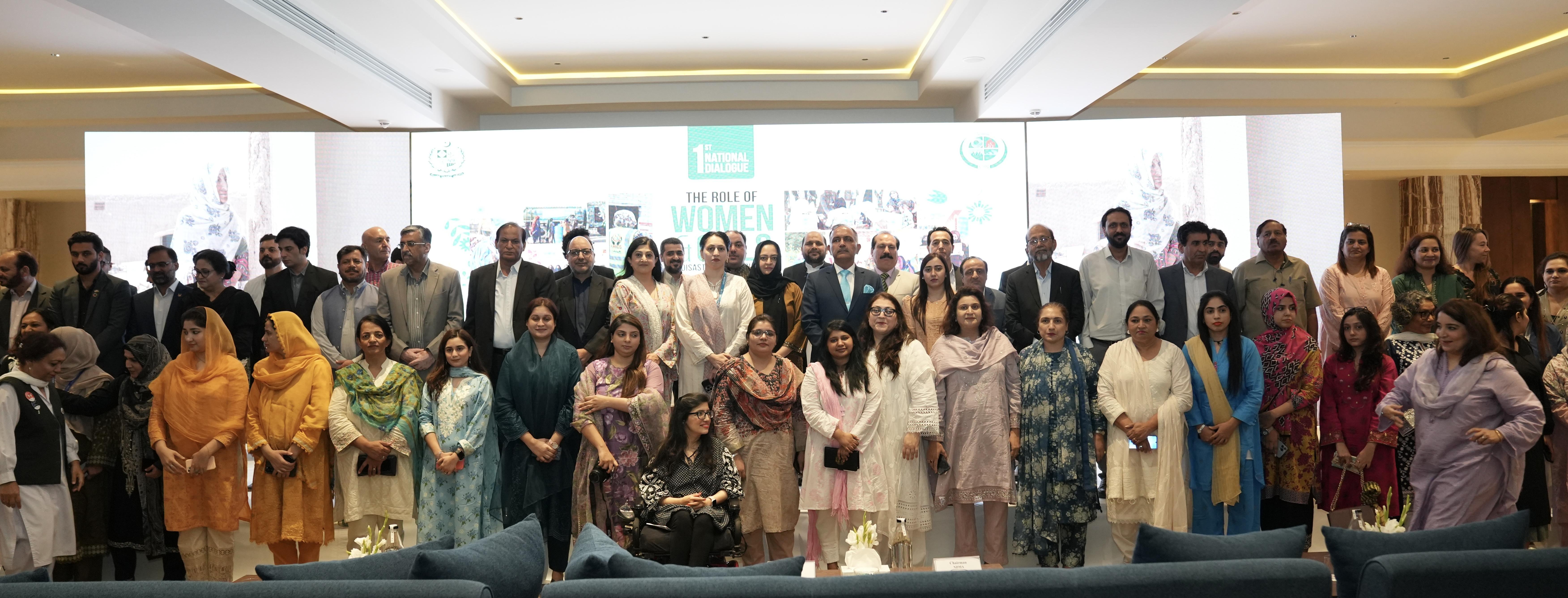 06-08-2024, National Disaster Management Authority (NDMA) on Tuesday held a dialogue on women empowerment in the disaster sector in Islamabad.